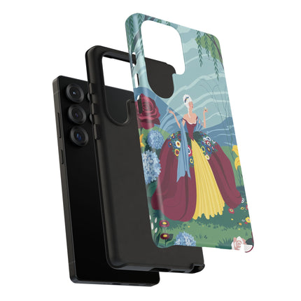 🌹🌿 The Willow Garden Promenade Phone Case – Art Deco Floral Elegance