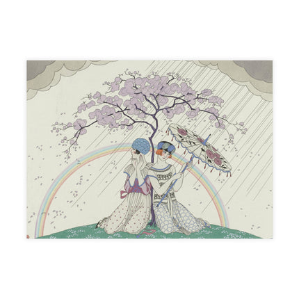 L’Arc-en-Ciel by George Barbier Postcard Bundles (envelopes included)