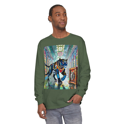 Cyber Panther's Hunt Long Sleeve T-Shirt