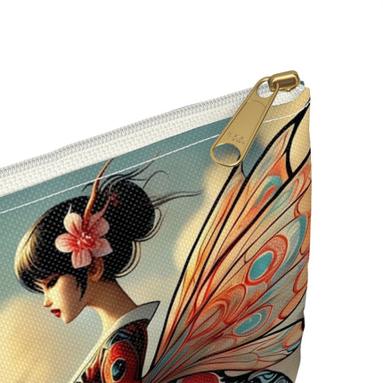 The Coastal Fairy Flat Pouch – Serene Grace & Oceanic Magic