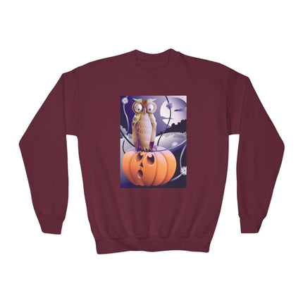 The Startled Pumpkin Youth Crewneck Sweatshirt