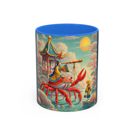 The Celestial Crab Navigator Colorful Mugs (11oz, 15oz)
