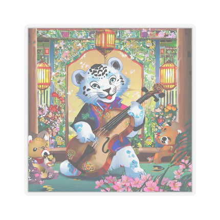Melodies of the Snow Lion Cub Kiss-Cut Stickers (4 Sizes)