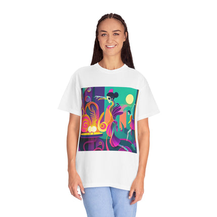 Dance of the Skeleton Ballerinas Unisex Garment-Dyed T-shirt