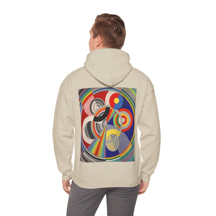 Rythme No. 1 by Robert Delaunay Heavy Blend™ Hooded Sweatshirt