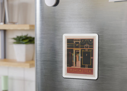 Pompeii Walls Pl.04 by Victor Steeger Die-Cut Magnets (5 Sizes)