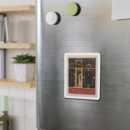 Pompeii Walls Pl.04 by Victor Steeger Die-Cut Magnets (5 Sizes)