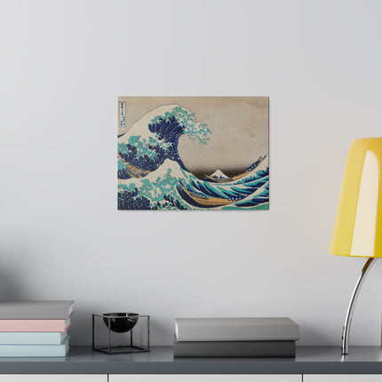 The Great Wave off Kanagawa by Katsushika Hokusai Matte Canvas, Stretched, 0.75"
