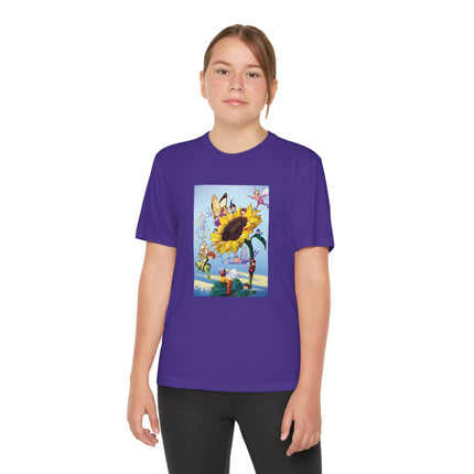 Sunflower Fairies by Margaret Tarrant Youth Competitor Tee – Golden Garden Magic & Storybook Wonder