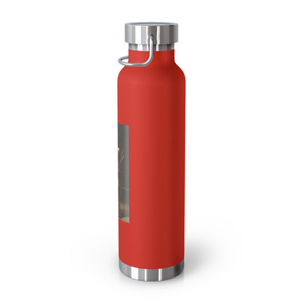 A Rich Kirghiz Huntsman with a Falcon by Vasily Vereshchagin Copper Vacuum Insulated Bottle, 22oz