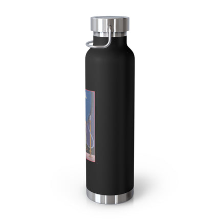 Smoke and Secrets: A Glamorous Encounter in Prohibition Era Copper Vacuum Insulated Bottle, 22oz