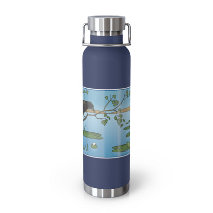 The Crow and the Frog Copper Vacuum Insulated Bottle, 22oz