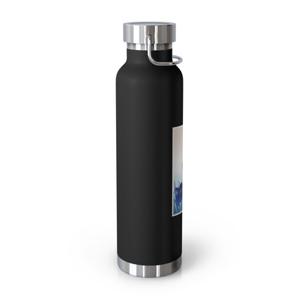 Irises by Ohara Koson Copper Vacuum Insulated Bottle, 22oz
