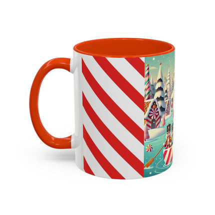 Nutcracker Candy-Striped Adventure Colorful Mugs (11oz, 15oz)