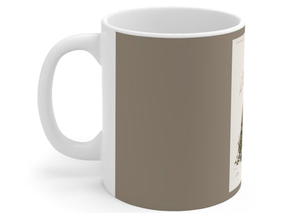 Indian Peafowl by Charles Dessalines D' Orbigny Ceramic Mug 11oz