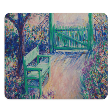 The Artist’s Garden by Theodore Earl Butler Mouse Pad, Round and Rectangle