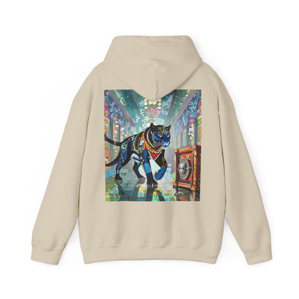 Cyber Panther’s Hunt – Heavy Blend™ Hooded Sweatshirt