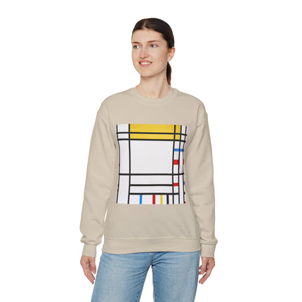 Place de la Concorde by Piet Mondrian Heavy Blend™ Crewneck Sweatshirt