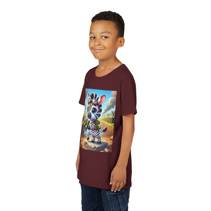 Zebra Lookout Youth Short Sleeve Tee