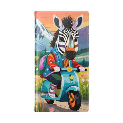 🦓🛴 Stripes on Wheels Flip Case – Sunny Adventures & Storybook Fun