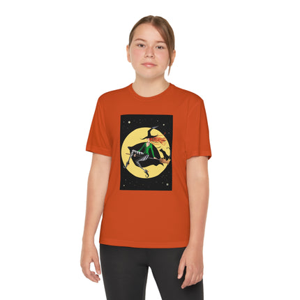A Witch’s Moonlit Flight Youth Competitor Tee