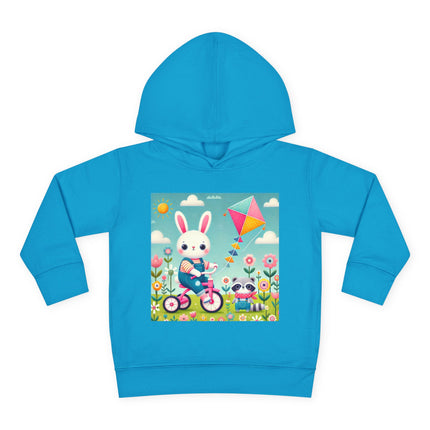 Breezy Meadow Ride Toddler Pullover Fleece Hoodie