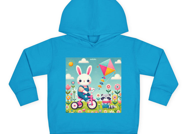 Breezy Meadow Ride Toddler Pullover Fleece Hoodie