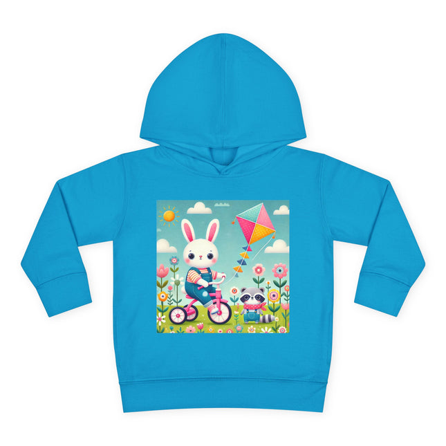 Breezy Meadow Ride Toddler Pullover Fleece Hoodie