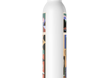 Collection decors et couleurs Pl.03 by Georges Valmiers Slim Water Bottle