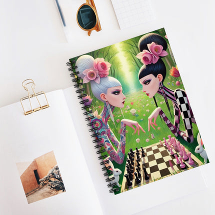 Spring Gambit: A Fairy’s Move Spiral Notebook - Ruled Line