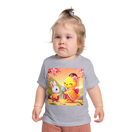 Whimsical Springtime Exchange Baby Short Sleeve T-Shirt