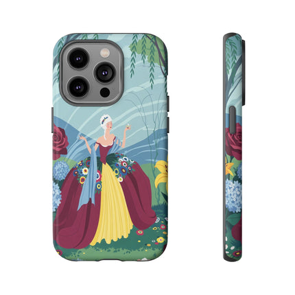 🌹🌿 The Willow Garden Promenade Phone Case – Art Deco Floral Elegance