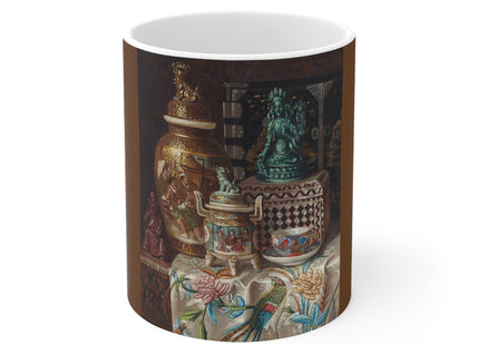 Asian Still Life by Ernst Czernotzky Ceramic Mug 11oz