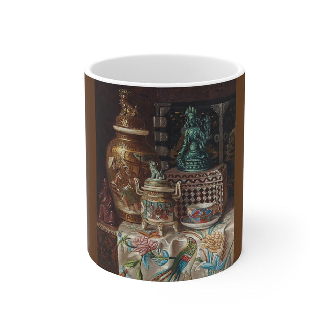 Asian Still Life by Ernst Czernotzky Ceramic Mug 11oz