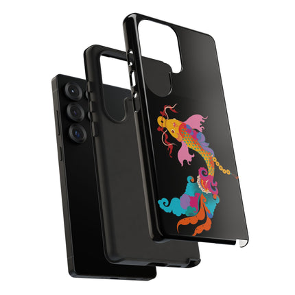 Golden Koi Phone Case – Lucky Swim & Vibrant Fortune