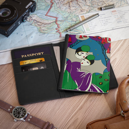 Two Pierrots Passport Cover