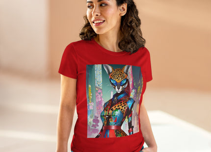 Cyber Cat Glamour Cotton Tee