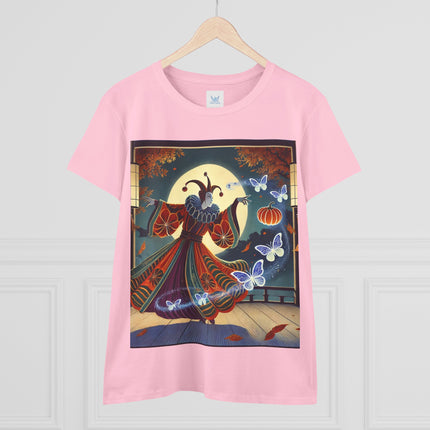 Court Magician with Ghost Butterflies Cotton Tee