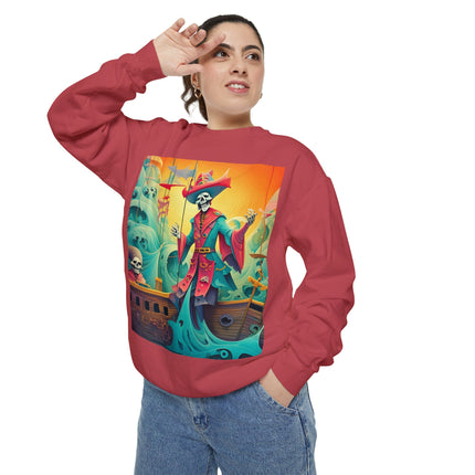 Skeleton Crew of the Misty Seas Unisex Garment-Dyed Sweatshirt