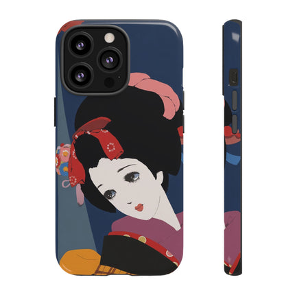 Geisha Portrait Phone Case – Elegant Beauty & Timeless Grace