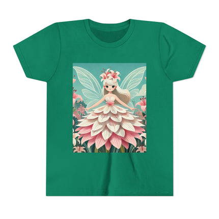 Lily Fairy in Bloom Youth Short Sleeve Tee