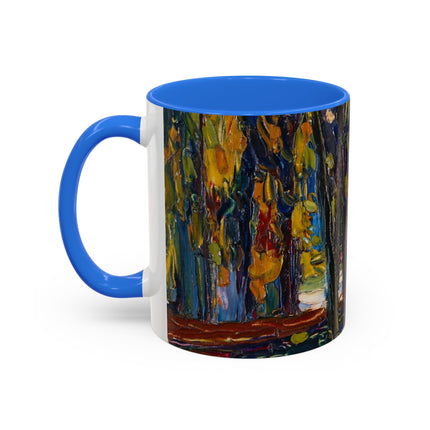 In the Park of St. Cloud by Wassily Kandinsky Colorful Mugs (11oz, 15oz)