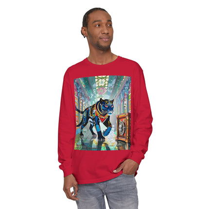 Cyber Panther's Hunt Long Sleeve T-Shirt