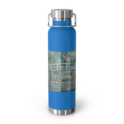 Water Lilies and Japanese Bridge by Claude Monet Copper Vacuum Insulated Bottle, 22oz