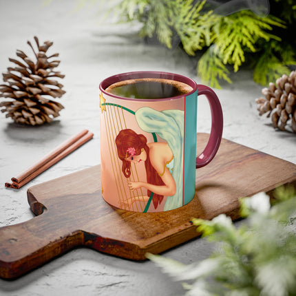 Heavenly Angel Duet Colorful Mugs (11oz, 15oz)