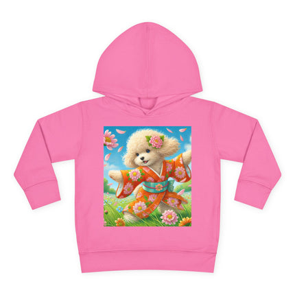 Chrysanthemum Meadow Play Toddler Pullover Fleece Hoodie