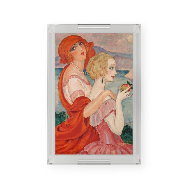 Sur la Route d'Anacapri by Gerda Wegener Acrylic Serving Tray