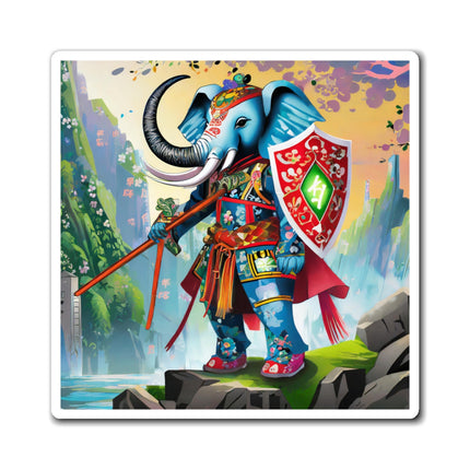 Cyberpunk Elephant Magnet (3 Sizes)