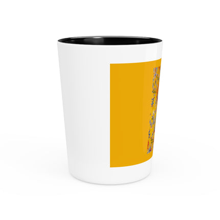 The Imperial 12-Symbol Robe, A Dragon's Regalia Ceramic Shot Glass