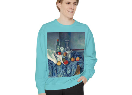 The Peppermint Bottle by Paul Cézanne Unisex Garment-Dyed Sweatshirt